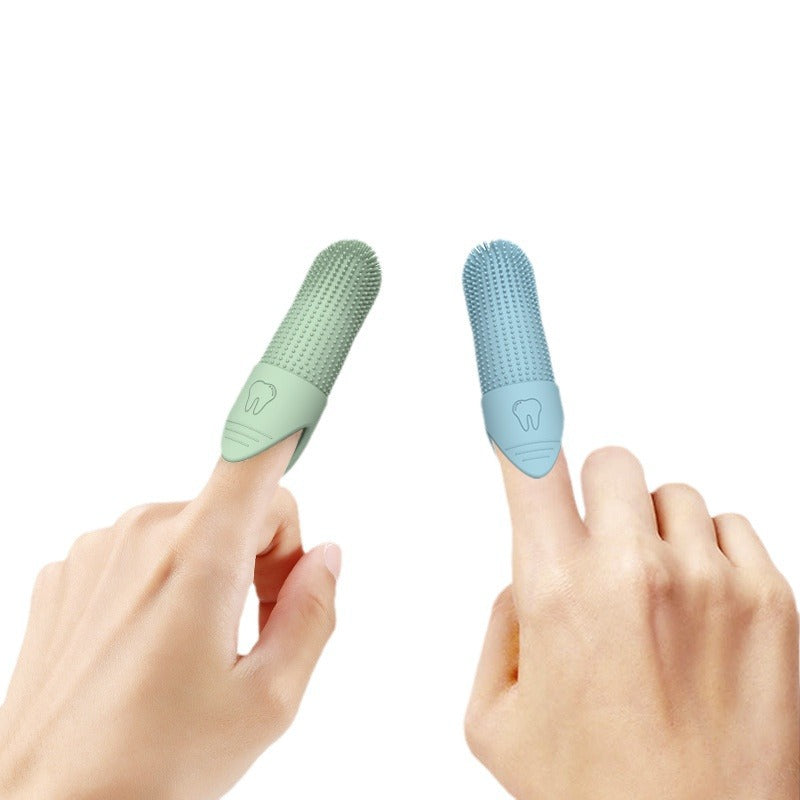 KFX-0478525 360-Degree Pet Finger Toothbrush for Small, Medium, and Large Dogs – Promote Oral Health and Freshen Breath