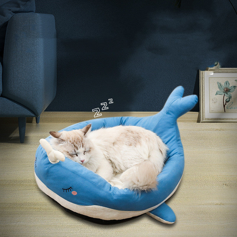 KFX-0479293 Super Soft Whale and Duck Pet Nest for Cats and Small Dogs - Multiple Sizes Available