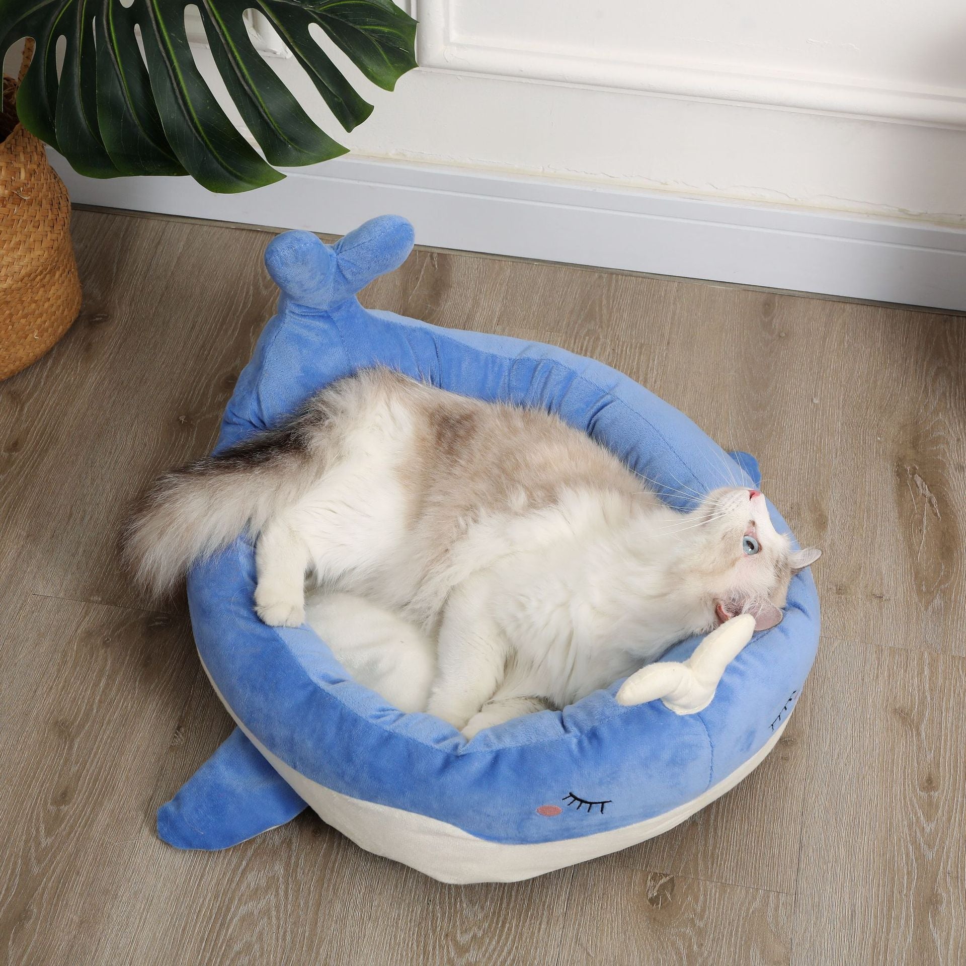 KFX-0479293 Super Soft Whale and Duck Pet Nest for Cats and Small Dogs - Multiple Sizes Available