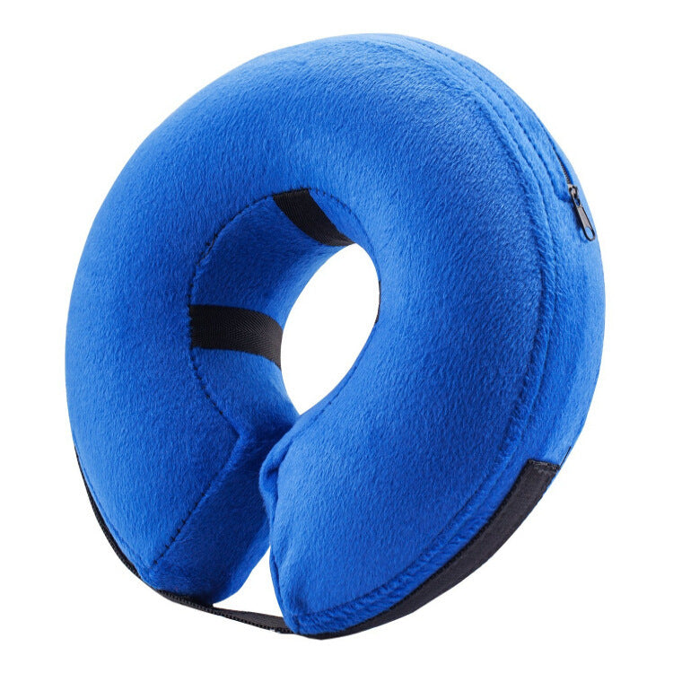 KFX-0483005 Inflatable Cotton Pet Collar - Adjustable Neck Sizes for Comfort and Support
