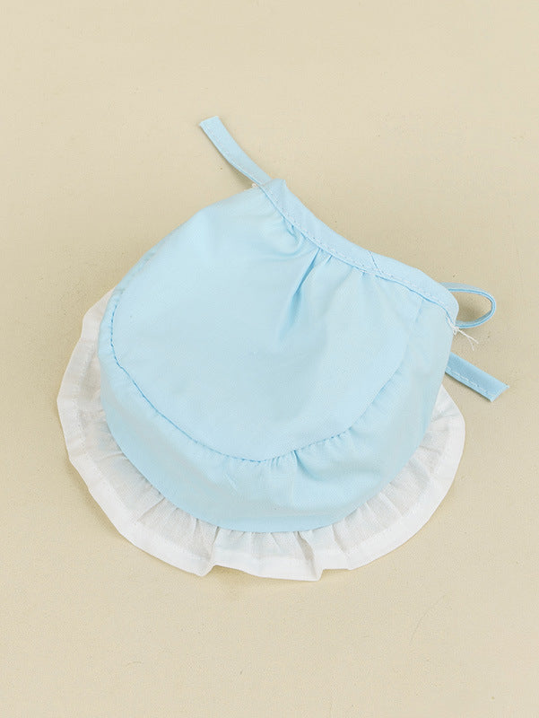 KFX-0483389 Pet Blue Maid Dress & Hat Set for Cats and Dogs in Multiple Sizes