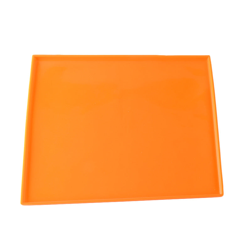 KFX-0484797 Silicone Pet Placemat - Waterproof, Non-Slip Design with Raised Edges for Easy Cleanup