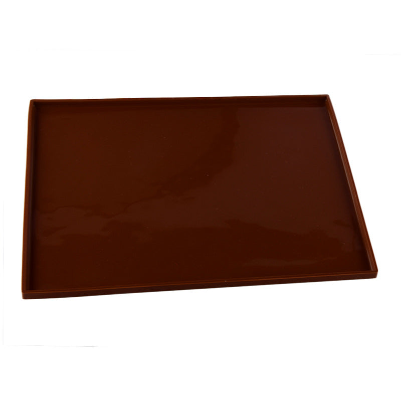 KFX-0484797 Silicone Pet Placemat - Waterproof, Non-Slip Design with Raised Edges for Easy Cleanup