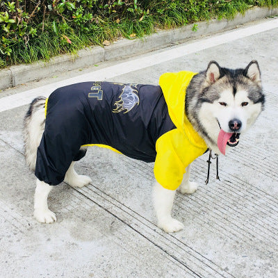 KFX-0485181 Waterproof Polyester Dog Raincoat for All Breeds – Casual Design