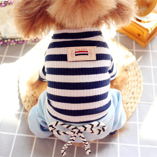 KFX-0487357 Bichon Schnauzer Cotton Dog Dress - Four-Legged Fashion in Multiple Sizes