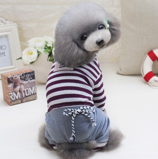 KFX-0487357 Bichon Schnauzer Cotton Dog Dress - Four-Legged Fashion in Multiple Sizes