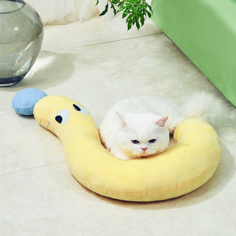 KFX-0488253 Universal Cat and Dog Pillow 62x39cm - Comfy Pet Bed for All Seasons