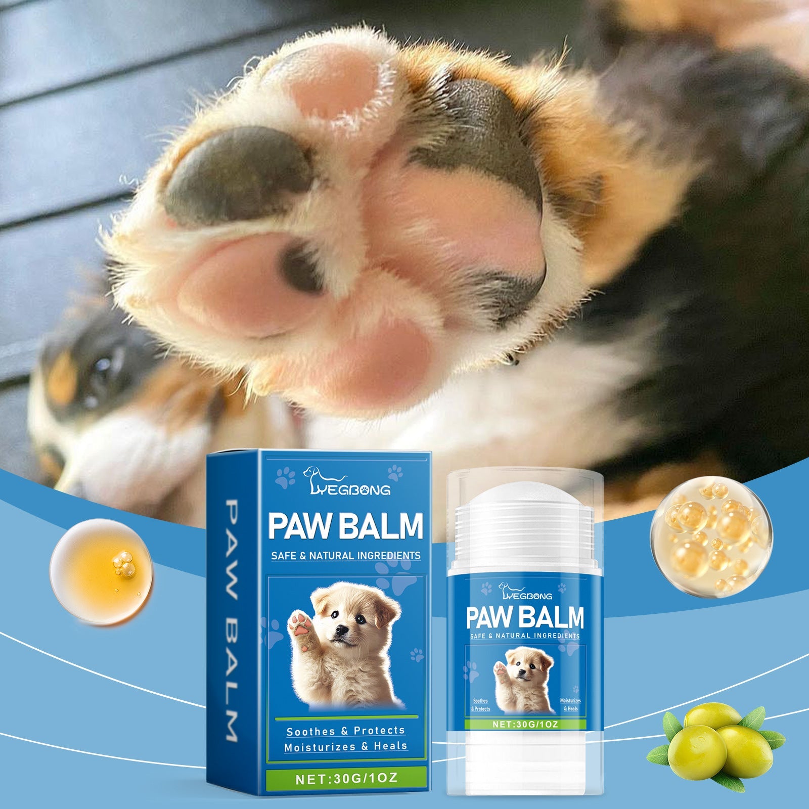 KFX-0488637 Pet Foot Care Moisturizing Cream for Paw Maintenance – 30g