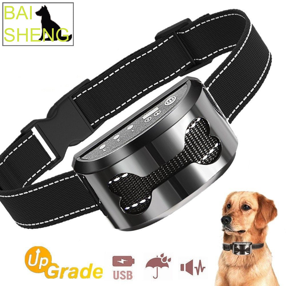 KFX-0488765 Ultrasonic Anti-Bark Dog Training Device with Adjustable Sensitivity and USB Charging