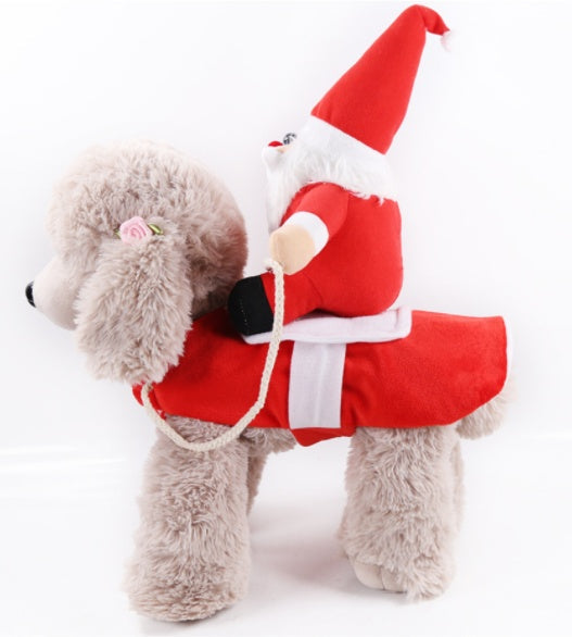 KFX-0490941 Reversible Winter Coat for Dogs and Cats - Soft Cotton Pet Apparel for Holiday Seasons
