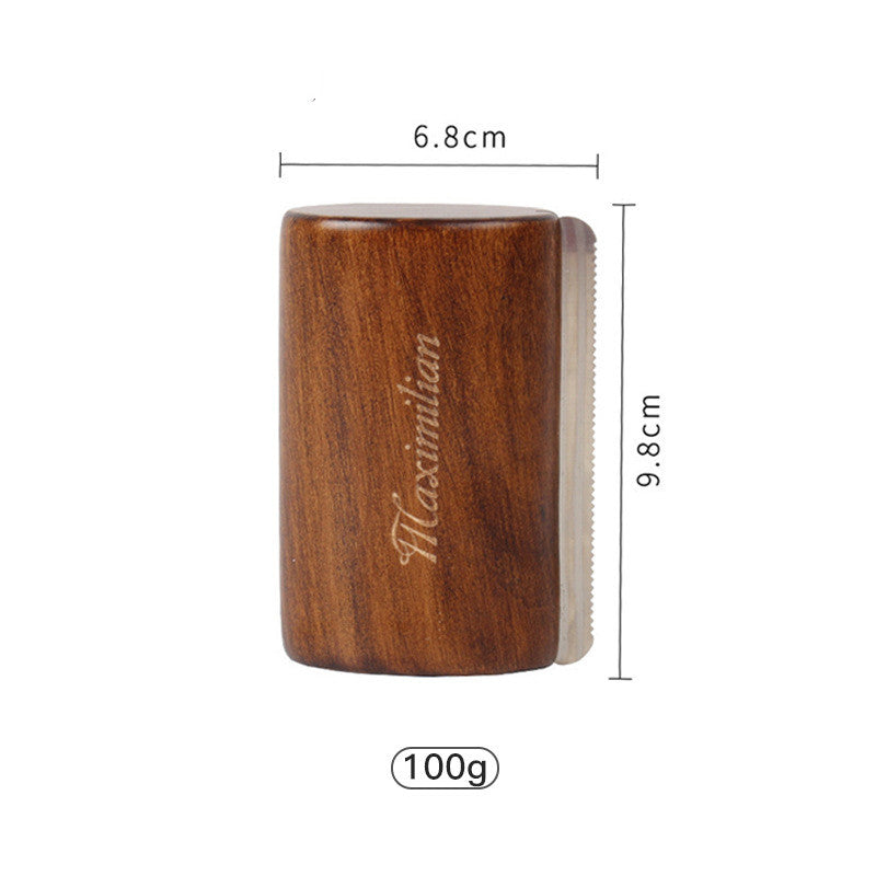 KFX-0492349 Antique Solid Wood Pet Comb for Cats and Dogs - Double-Sided Open Knot and Needle Design