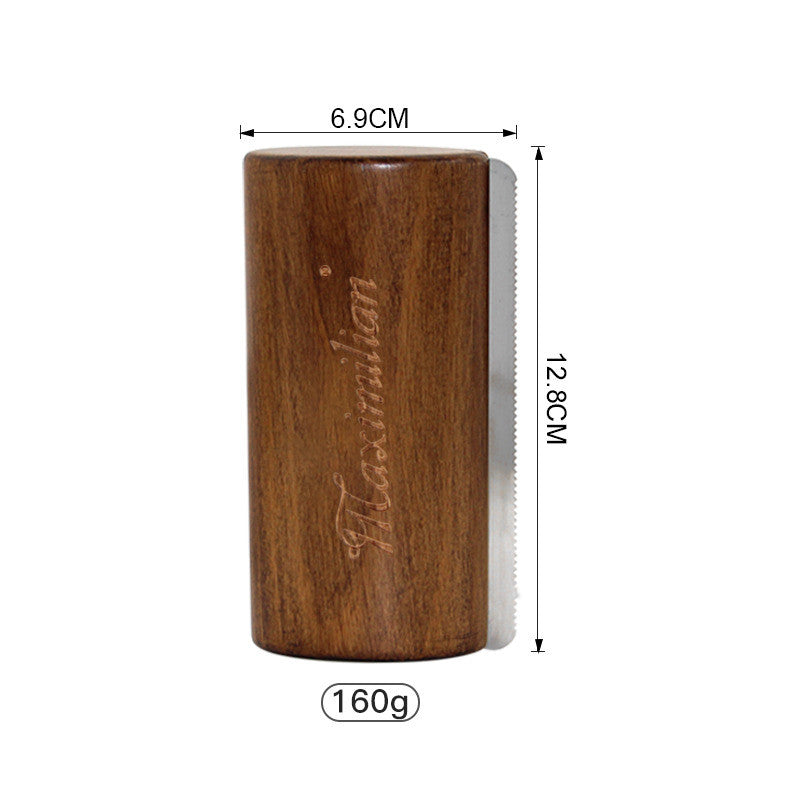 KFX-0492349 Antique Solid Wood Pet Comb for Cats and Dogs - Double-Sided Open Knot and Needle Design