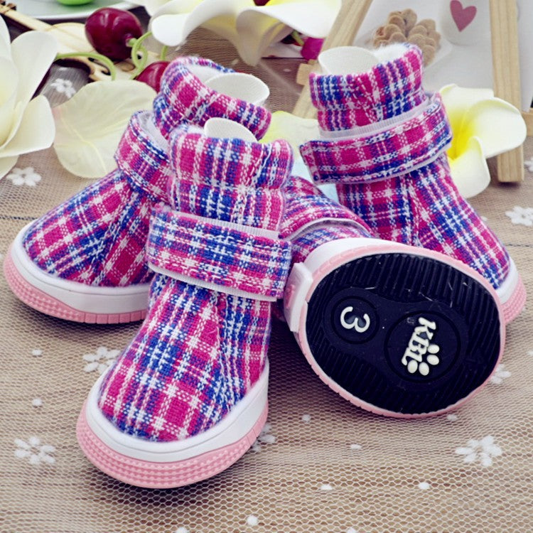KFX-0493373 Breathable Sports Shoes for Dogs - Available in Pink, Red, Blue, Sizes 1-5