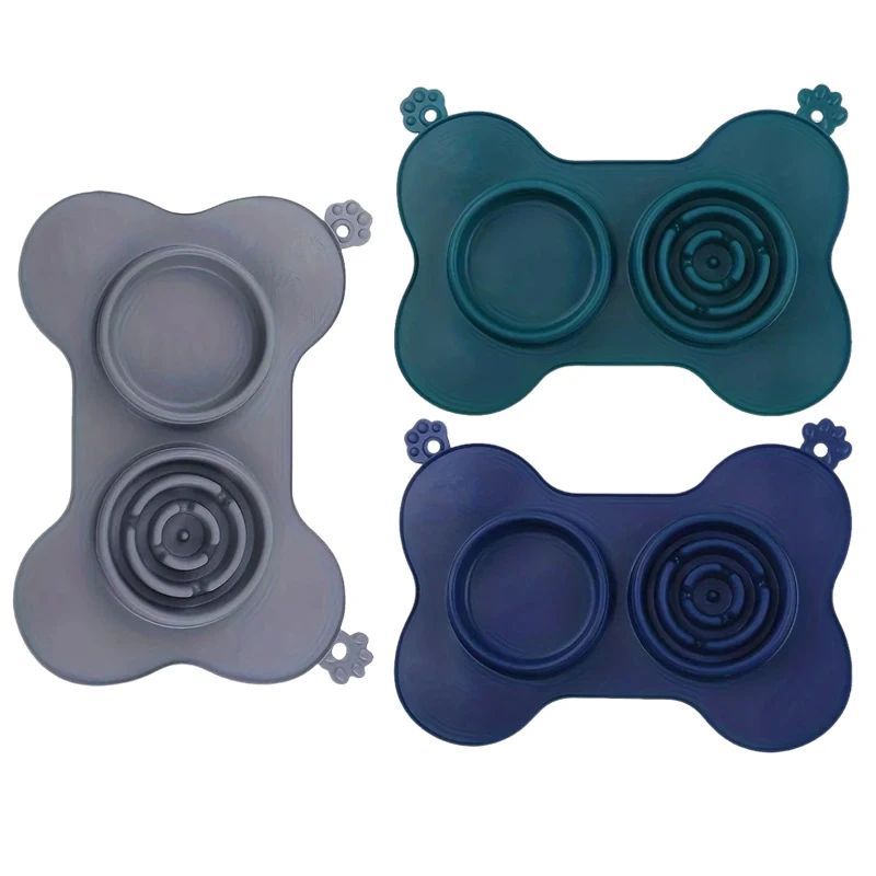 KFX-0498493 Anti-Slip Silicone Pet Feeding Lick Mat for Cat and Dog Anxiety Relief Training