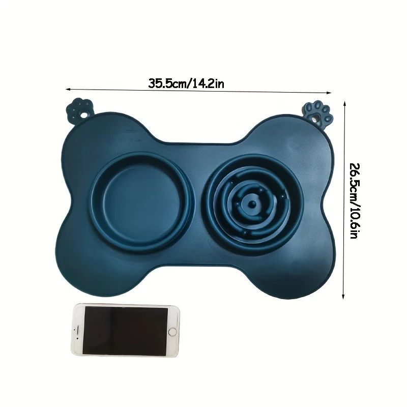 KFX-0498493 Anti-Slip Silicone Pet Feeding Lick Mat for Cat and Dog Anxiety Relief Training