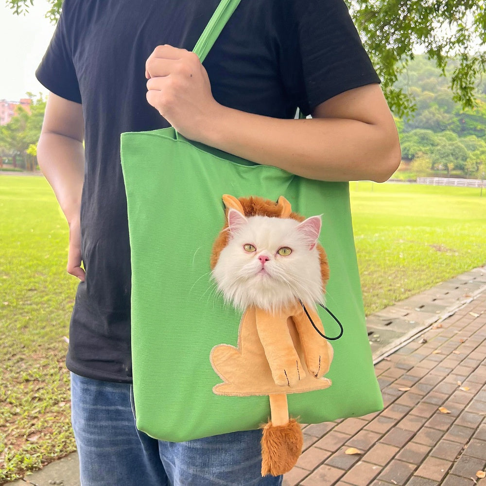 KFX-0498749 Portable Canvas Cat and Dog Diaper Shoulder Bag - Various Patterns Available