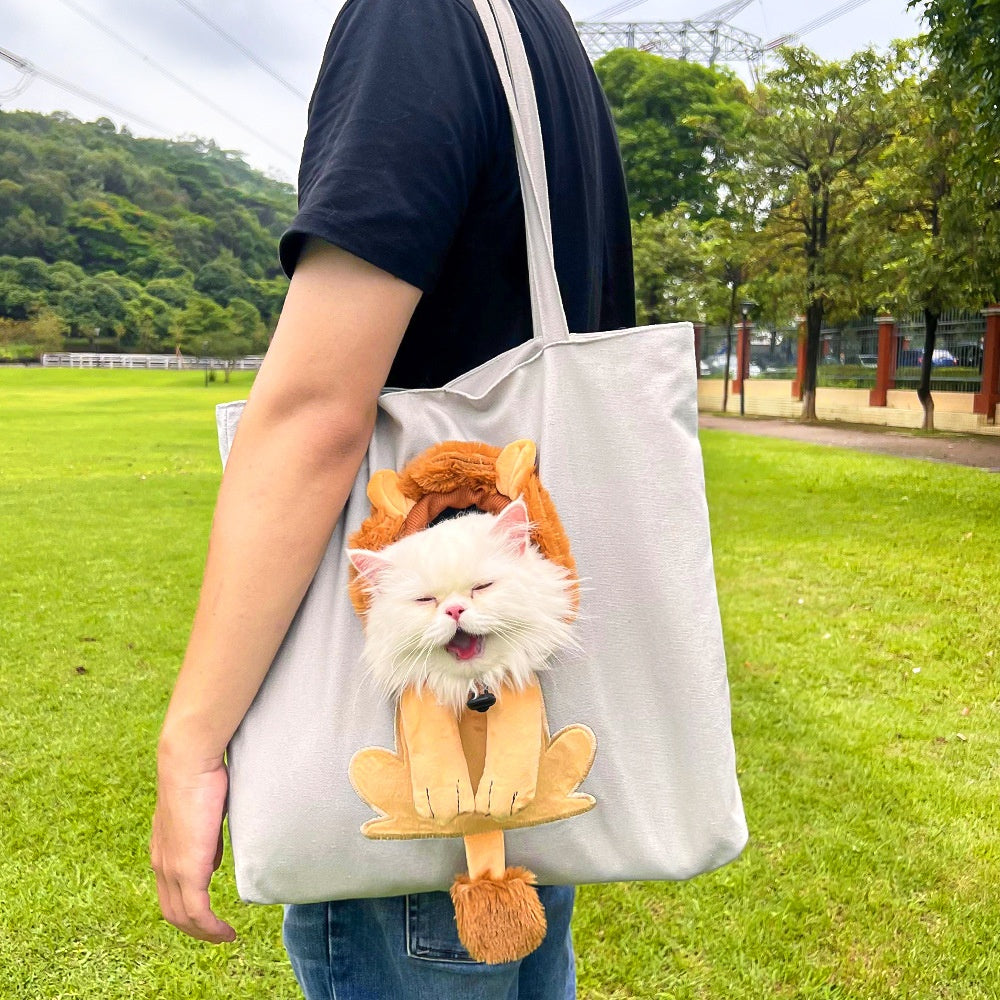 KFX-0498749 Portable Canvas Cat and Dog Diaper Shoulder Bag - Various Patterns Available