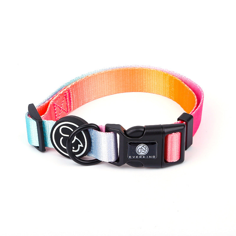 KFX-0501565 I Shaped Chest Strap Dog Collar and Leash Set in Various Colors