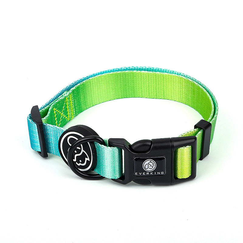 KFX-0501565 I Shaped Chest Strap Dog Collar and Leash Set in Various Colors