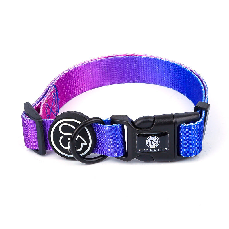 KFX-0501565 I Shaped Chest Strap Dog Collar and Leash Set in Various Colors