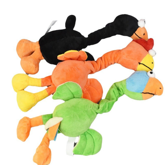 KFX-0501949 Bite-Resistant Plush Dog Toy with Sound – Ideal for Molar Health and Playtime 30x15cm