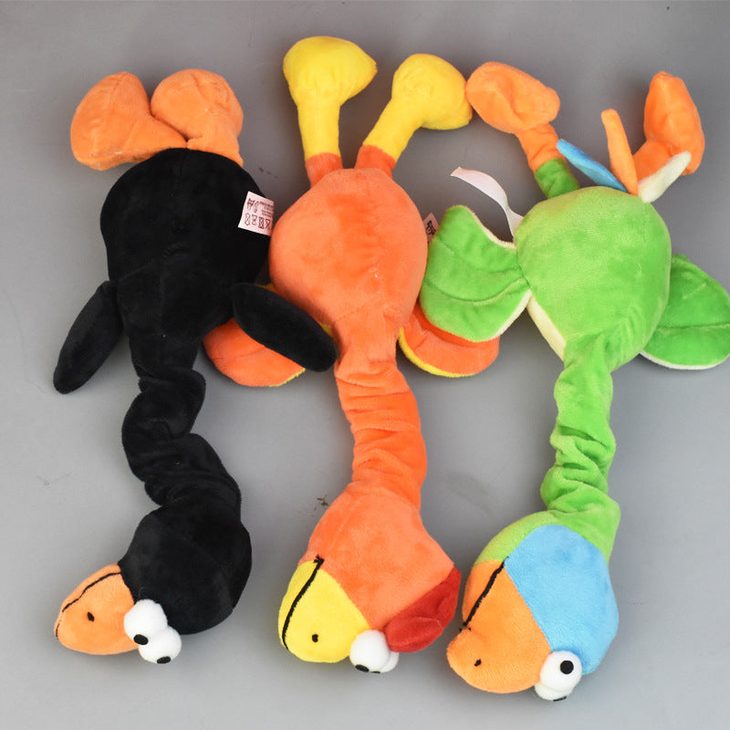 KFX-0501949 Bite-Resistant Plush Dog Toy with Sound – Ideal for Molar Health and Playtime 30x15cm