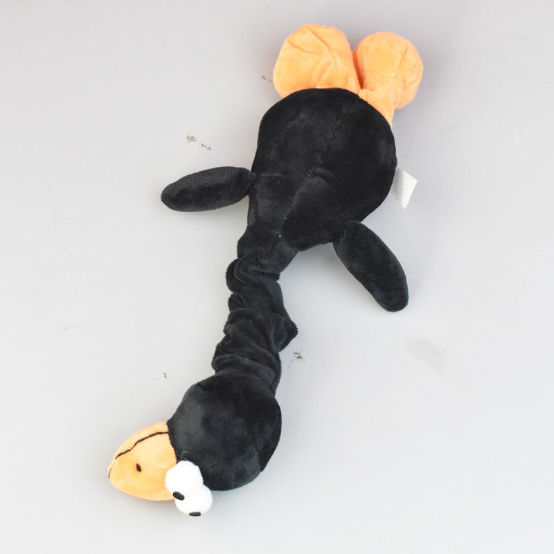 KFX-0501949 Bite-Resistant Plush Dog Toy with Sound – Ideal for Molar Health and Playtime 30x15cm