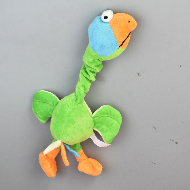 KFX-0501949 Bite-Resistant Plush Dog Toy with Sound – Ideal for Molar Health and Playtime 30x15cm