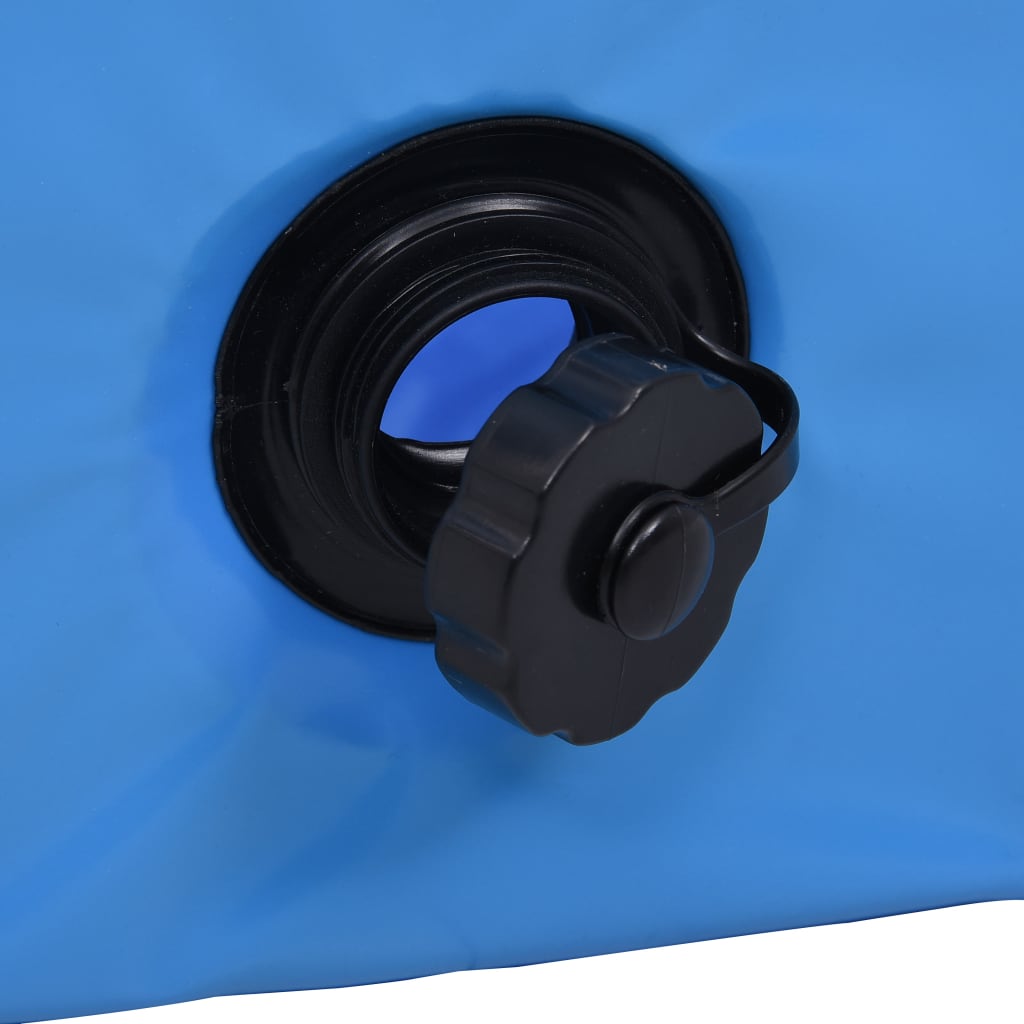KFX-0502845 Foldable Blue PVC Dog Pool for Indoor and Outdoor Use, Non-Slip Surface, 80 x 20 cm