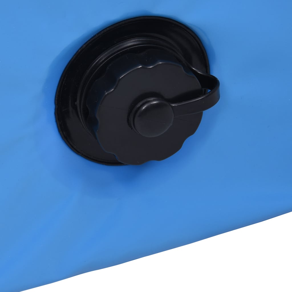 KFX-0502845 Foldable Blue PVC Dog Pool for Indoor and Outdoor Use, Non-Slip Surface, 80 x 20 cm