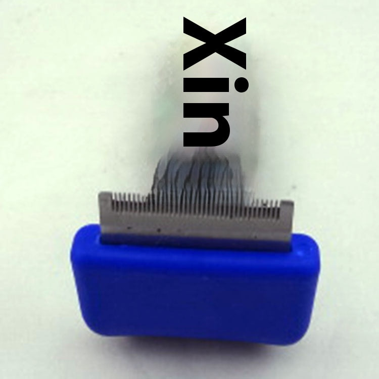 KFX-0503869 Dog Hair Removal Comb in Stainless Steel - Small, Medium, and Large Sizes Available