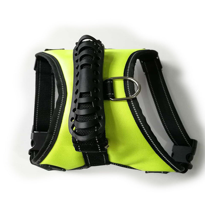 KFX-0513085 Comfortable Non-Strangling Dog Chest Harness - Breathable Oxford & Mesh Fabric for All Dog Sizes
