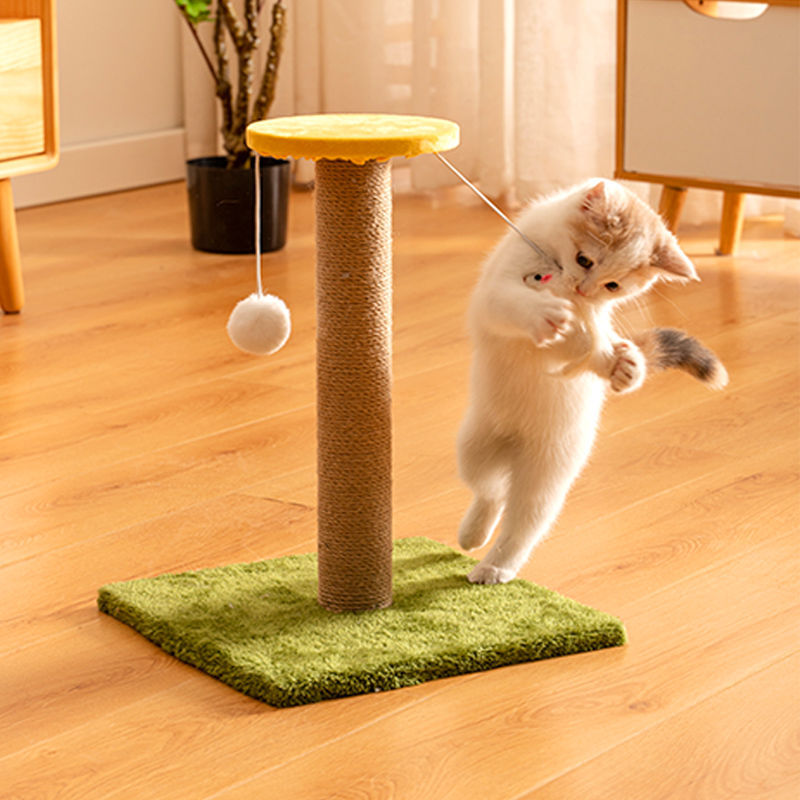 KFX-0513981 Durable Sisal Cat Scratcher with Various Styles for Kittens and Adult Cats