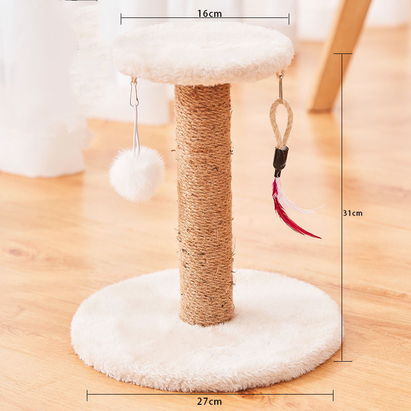 KFX-0513981 Durable Sisal Cat Scratcher with Various Styles for Kittens and Adult Cats