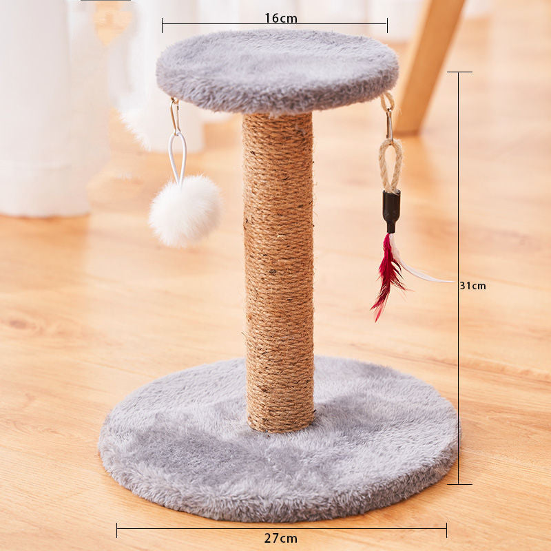 KFX-0513981 Durable Sisal Cat Scratcher with Various Styles for Kittens and Adult Cats