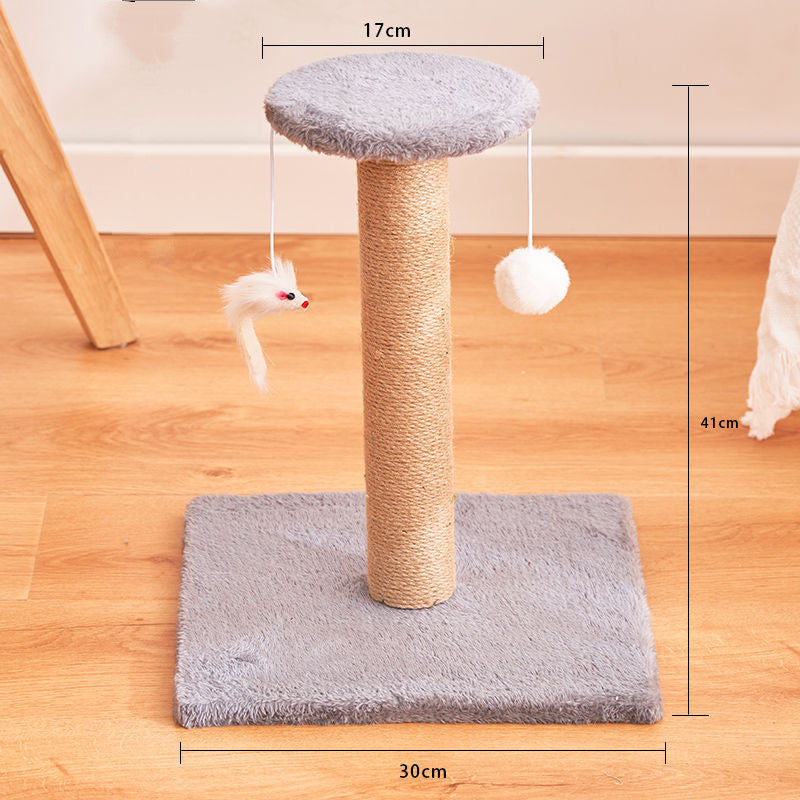 KFX-0513981 Durable Sisal Cat Scratcher with Various Styles for Kittens and Adult Cats