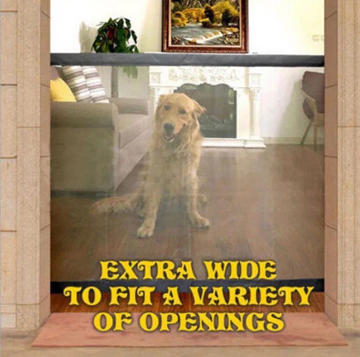 KFX-0515389 Portable Folding Isolation Pet Dog Fence - 180x72cm & 110x72cm Sizes Available