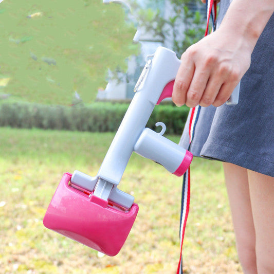 KFX-0517565 Versatile Portable Toilet Picker for Cats and Dogs - Durable Plastic in Multiple Colors