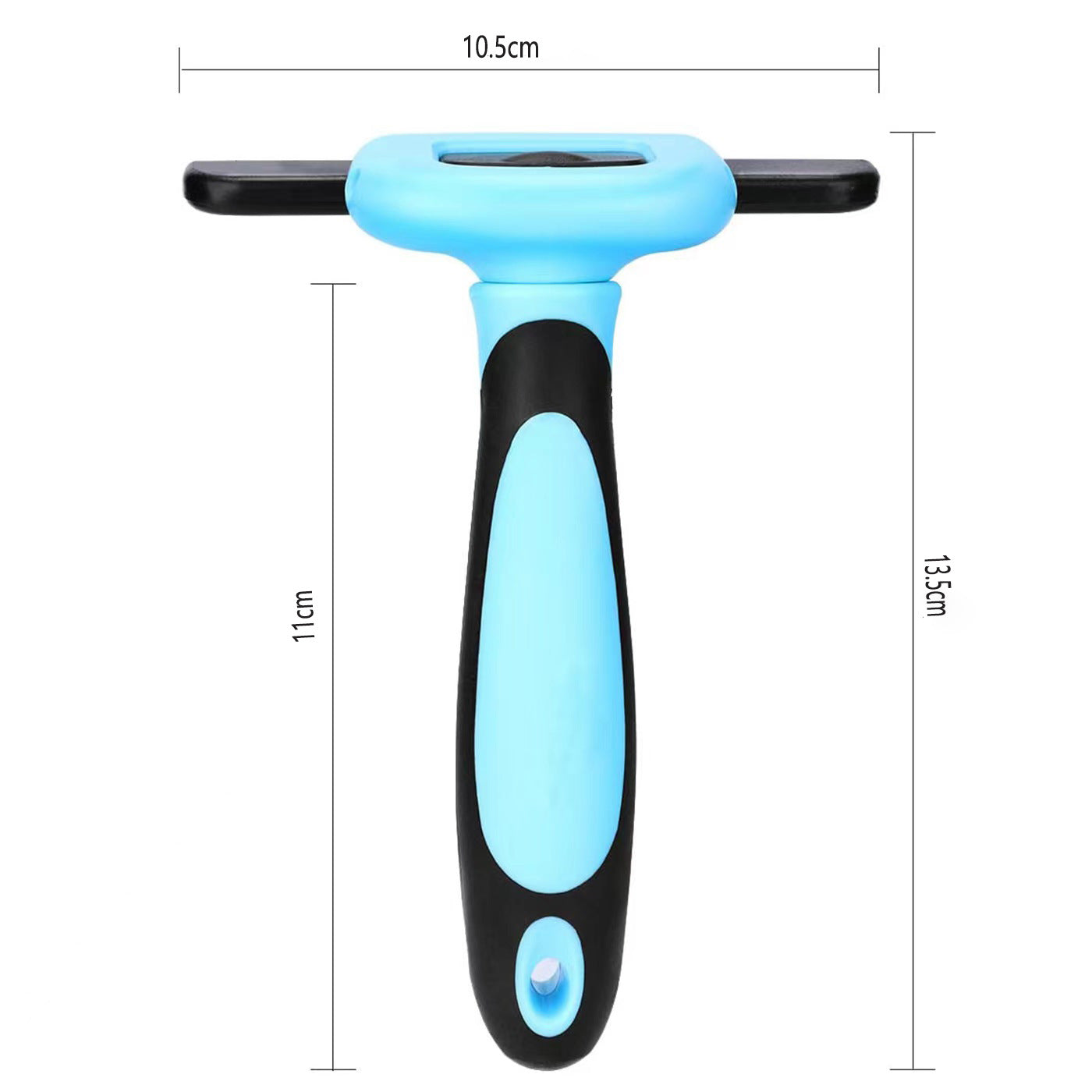 KFX-0521021 Professional Pet De-Shedding Tool for Dogs and Cats - Ergonomic Stainless Steel Brush with Easy Clean Design