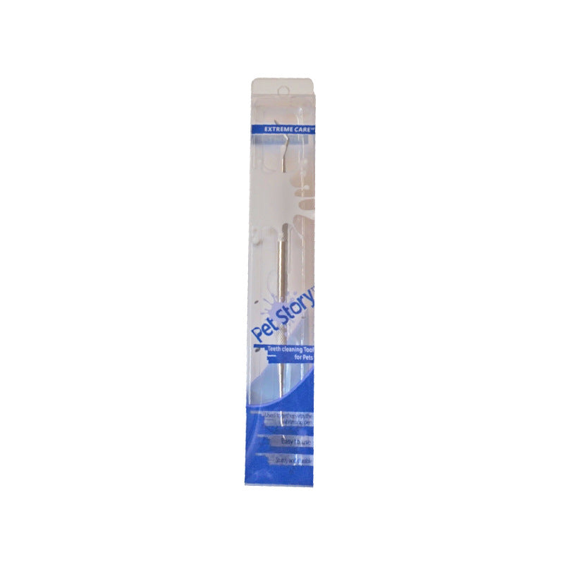 KFX-0521405 Pet Dental Care Tool - Stainless Steel Teeth Cleaning Pen for Tartar and Calculus Removal