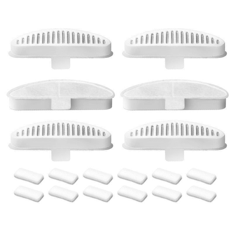 KFX-0525373 Pet Water Fountain Filter Kit with Individual Cartridges and Pads for Cats