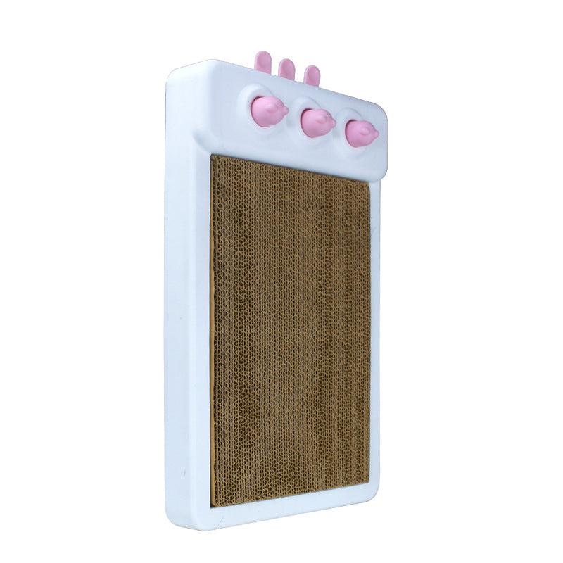 KFX-0526781 Interactive Cat Scratcher Toy with Whack-a-Mole Functionality - Eco-Friendly Cardboard Scratching Pad for Indoor Cats