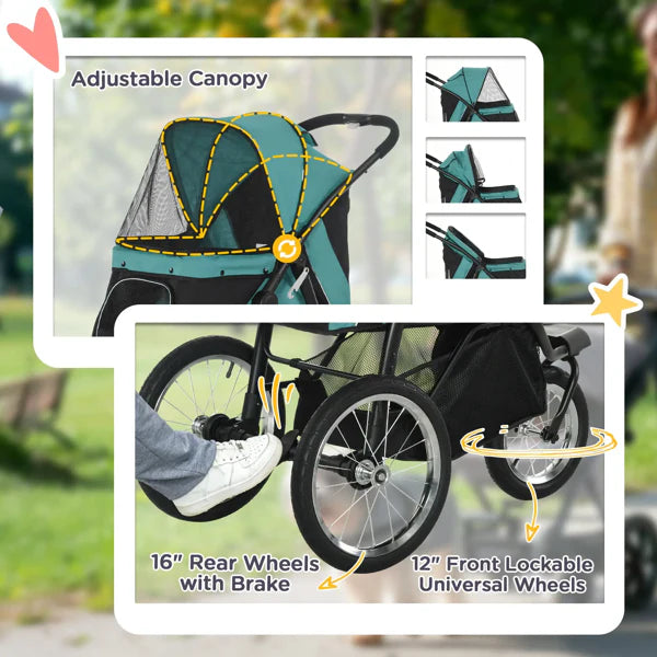 KFX-0527293 Pet Stroller for Dogs - Comfortable and Convenient Travel Solution