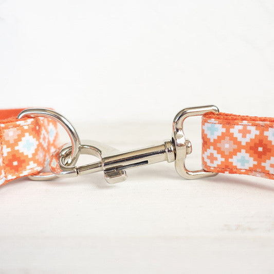 KFX-0529085 Thickened Polyester Dog Pen Leash Set in Cookies Color, Sizes XS to XL