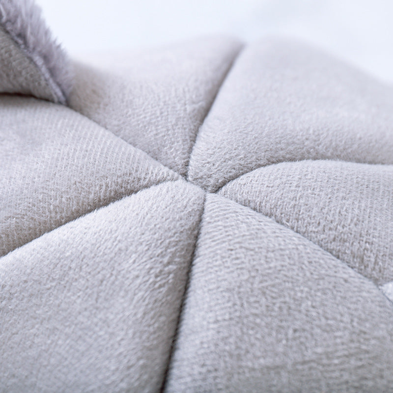 KFX-0529341 Cozy Semi-Enclosed Pet Nest with Soft Plush and Cushioning Materials