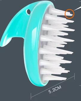 KFX-0530877 Comfortable Silicone Pet Bath Brush for Dog and Puppy Grooming and Massage