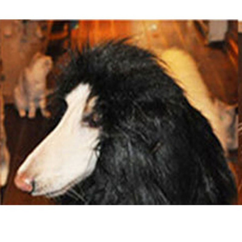 KFX-0531133 Lion Mane Costume Wig for Large Dogs - Fits Head Circumference Up to 74cm
