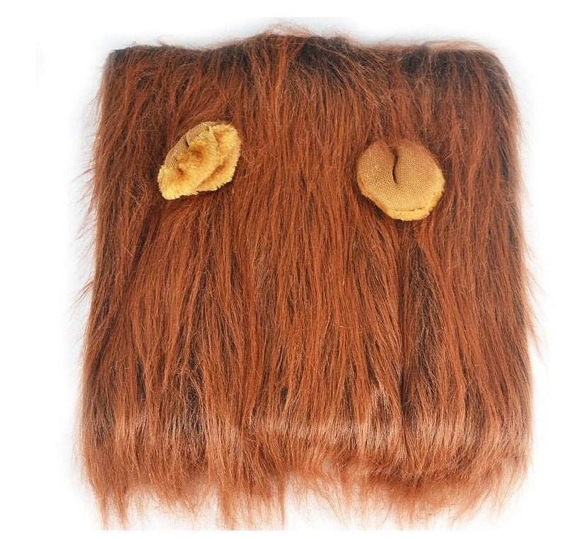 KFX-0531133 Lion Mane Costume Wig for Large Dogs - Fits Head Circumference Up to 74cm