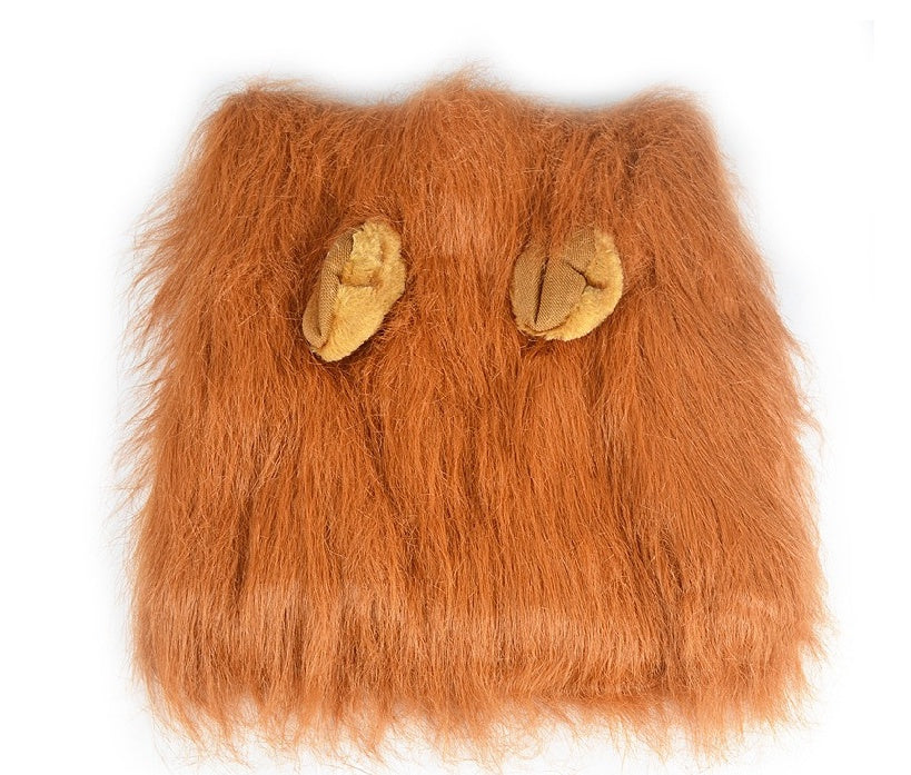 KFX-0531133 Lion Mane Costume Wig for Large Dogs - Fits Head Circumference Up to 74cm