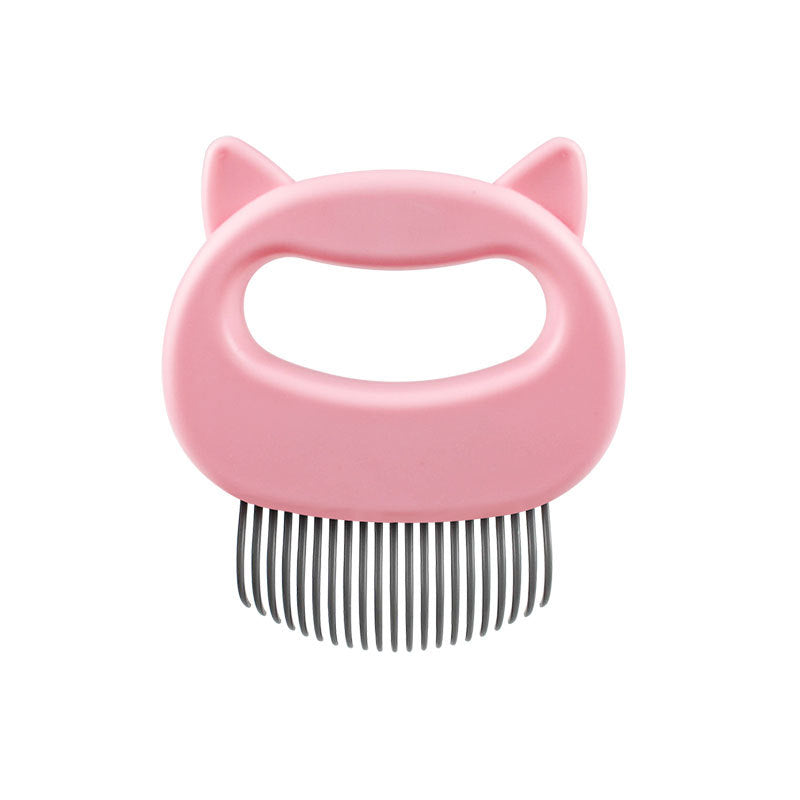 KFX-0536637 Cat Massage Comb for Long and Short-Haired Cats - ABS Material, 10x9 cm, Available in Blue, Green, Pink